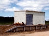 Cream and small freight/parcels shed