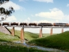 on a bridge 